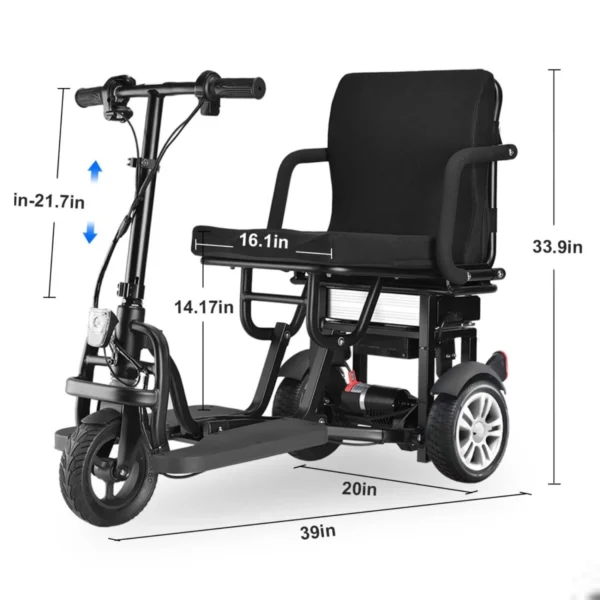 ZT-3 Lightweight Mobility Scooter - Image 2